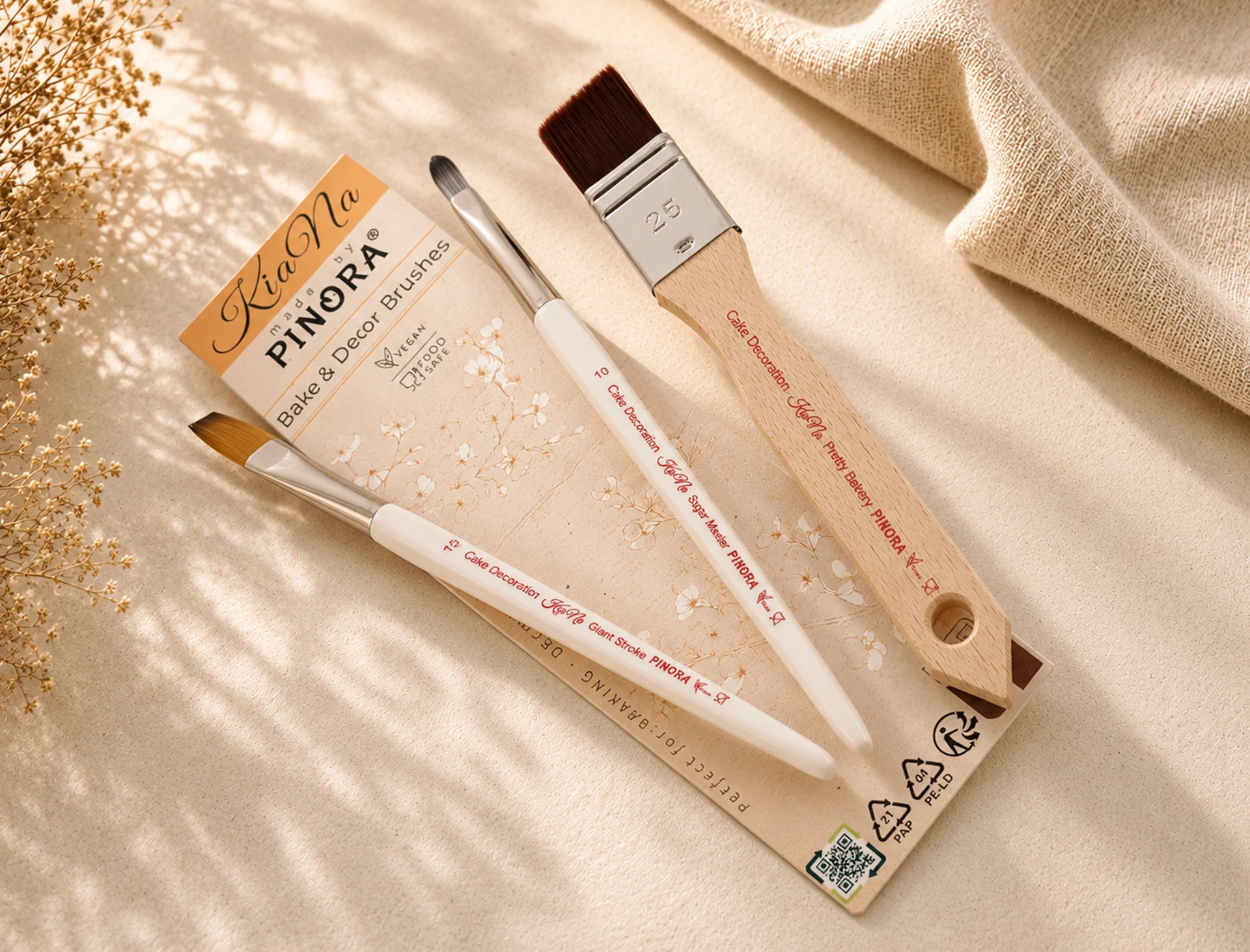 PINORA Bake & Decor Brushes Set